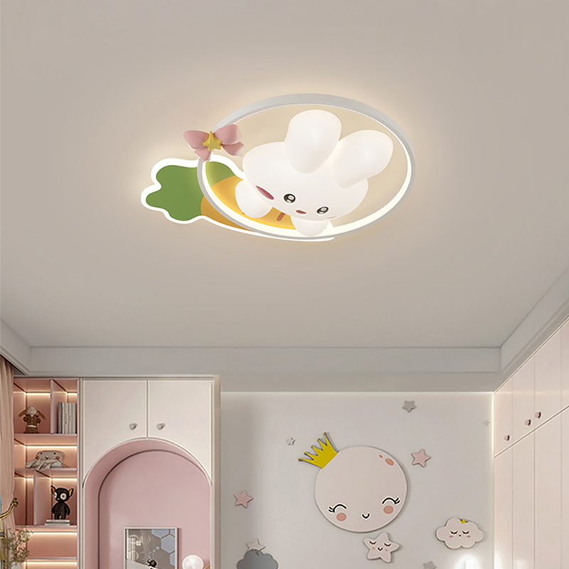 New 3D Rabbit Ceiling Lamp Car - Baby Nursery Ceiling Light のレビューと価格