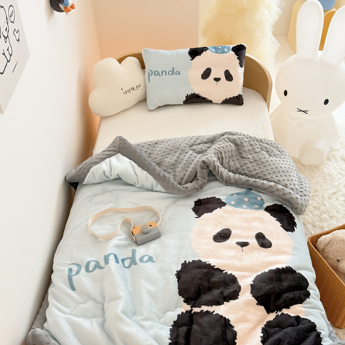 Double Sided Milk Velvet Bean  - Baby Nursery Bedding のレビューと価格