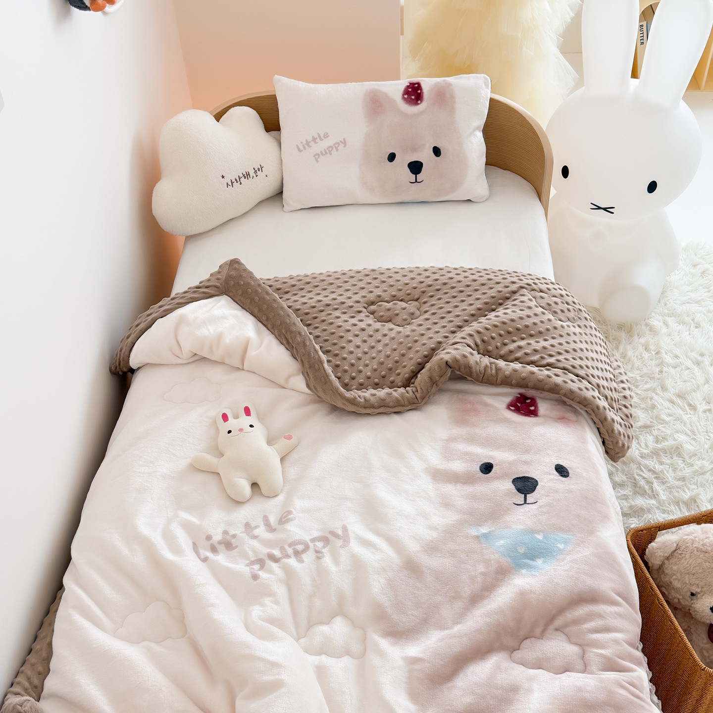 Double Sided Milk Velvet Bean  - Baby Nursery Bedding のレビューと価格