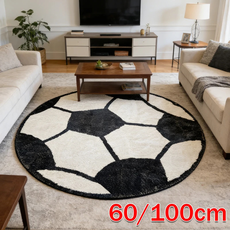 VIKAMA Kids Soccer Pattern Rou - Soft Rug Nursery のレビューと価格