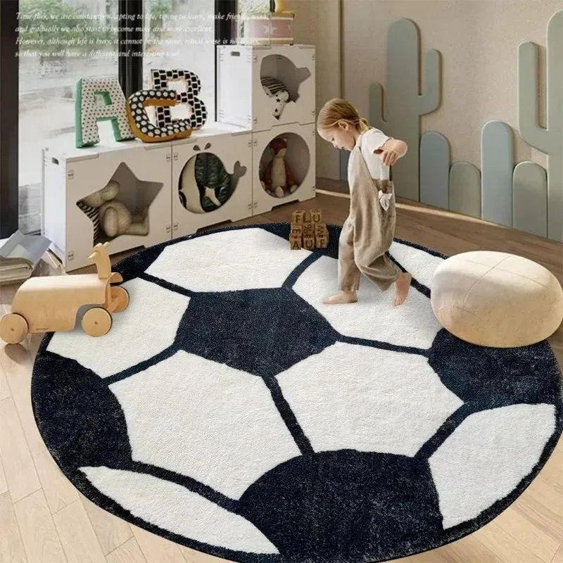 VIKAMA Kids Soccer Pattern Rou - Soft Rug Nursery のレビューと価格