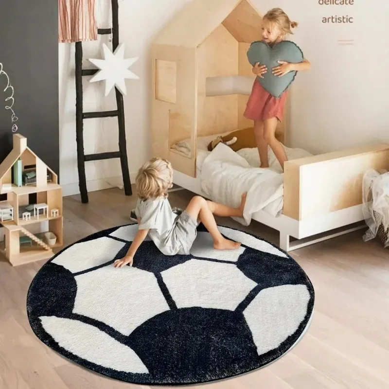 VIKAMA Kids Soccer Pattern Rou - Soft Rug Nursery のレビューと価格