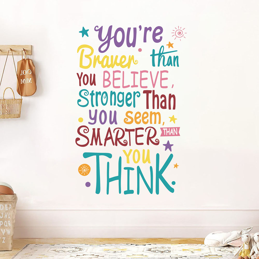 You Are Brave Smart Stronger S - Baby Nursery Quotes のレビューと価格