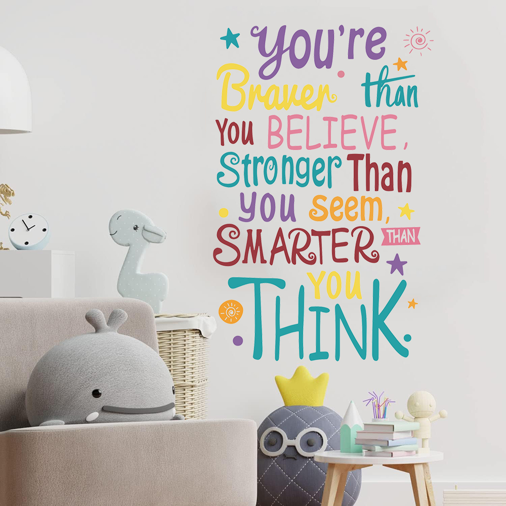 You Are Brave Smart Stronger S - Baby Nursery Quotes のレビューと価格