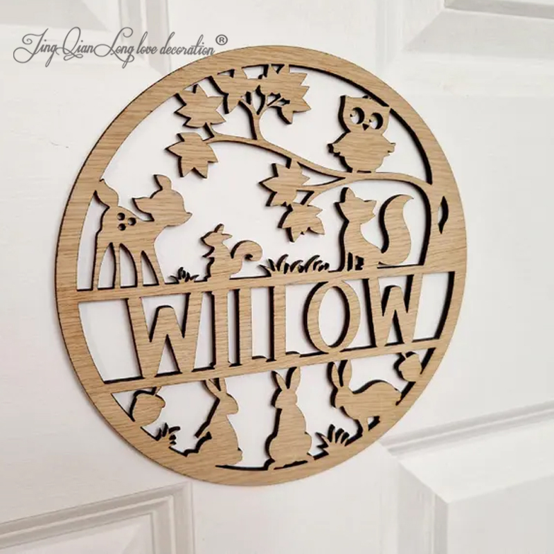 Woodland Name Sign for Baby Nu - Baby Nursery Name Letters のレビューと価格