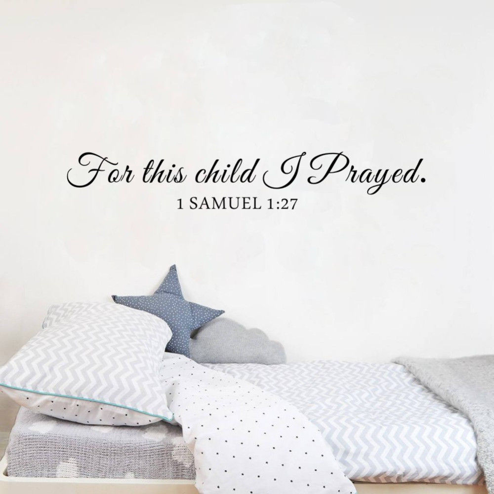For This Child I Pray Samuel Q - Baby Nursery Quotes のレビューと価格