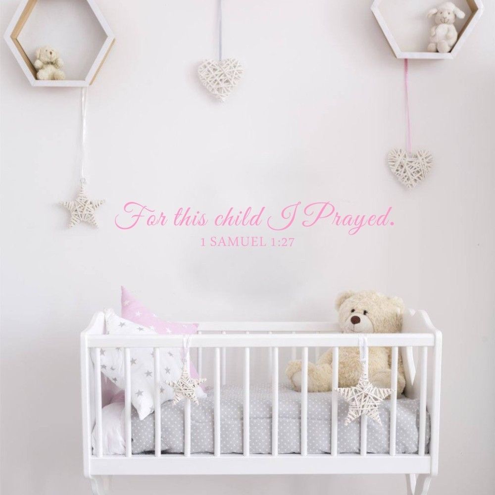 For This Child I Pray Samuel Q - Baby Nursery Quotes のレビューと価格