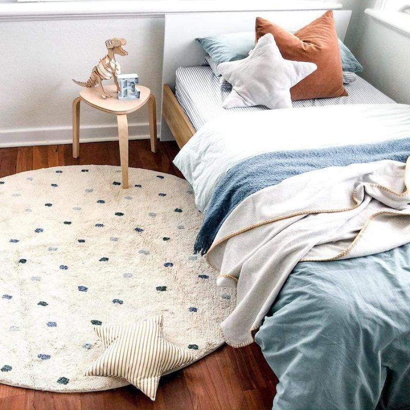 Dot Fluffy Carpet Living Room  - Soft Rug Nursery のレビューと価格
