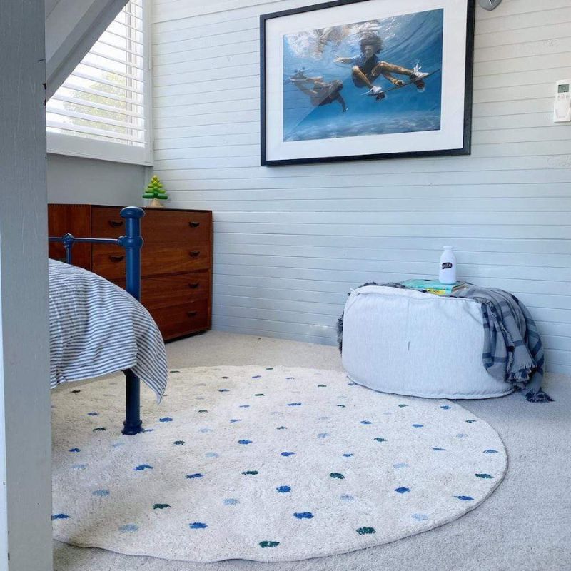 Dot Fluffy Carpet Living Room  - Soft Rug Nursery のレビューと価格