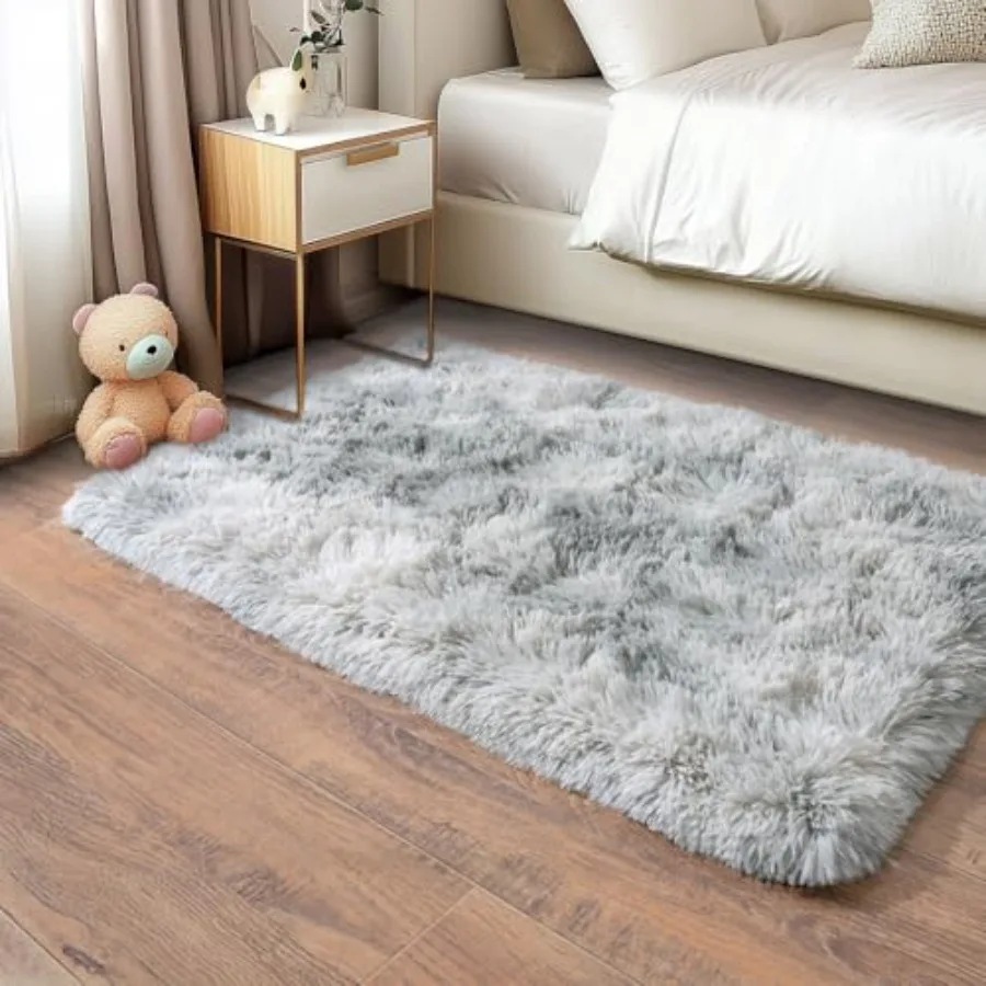 Fluffy Small Rug for Bedroom 2 - Soft Rug Nursery のレビューと価格