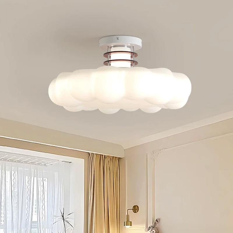 Cream Style Cloud Bedroom Ceil - Baby Nursery Ceiling Light のレビューと価格