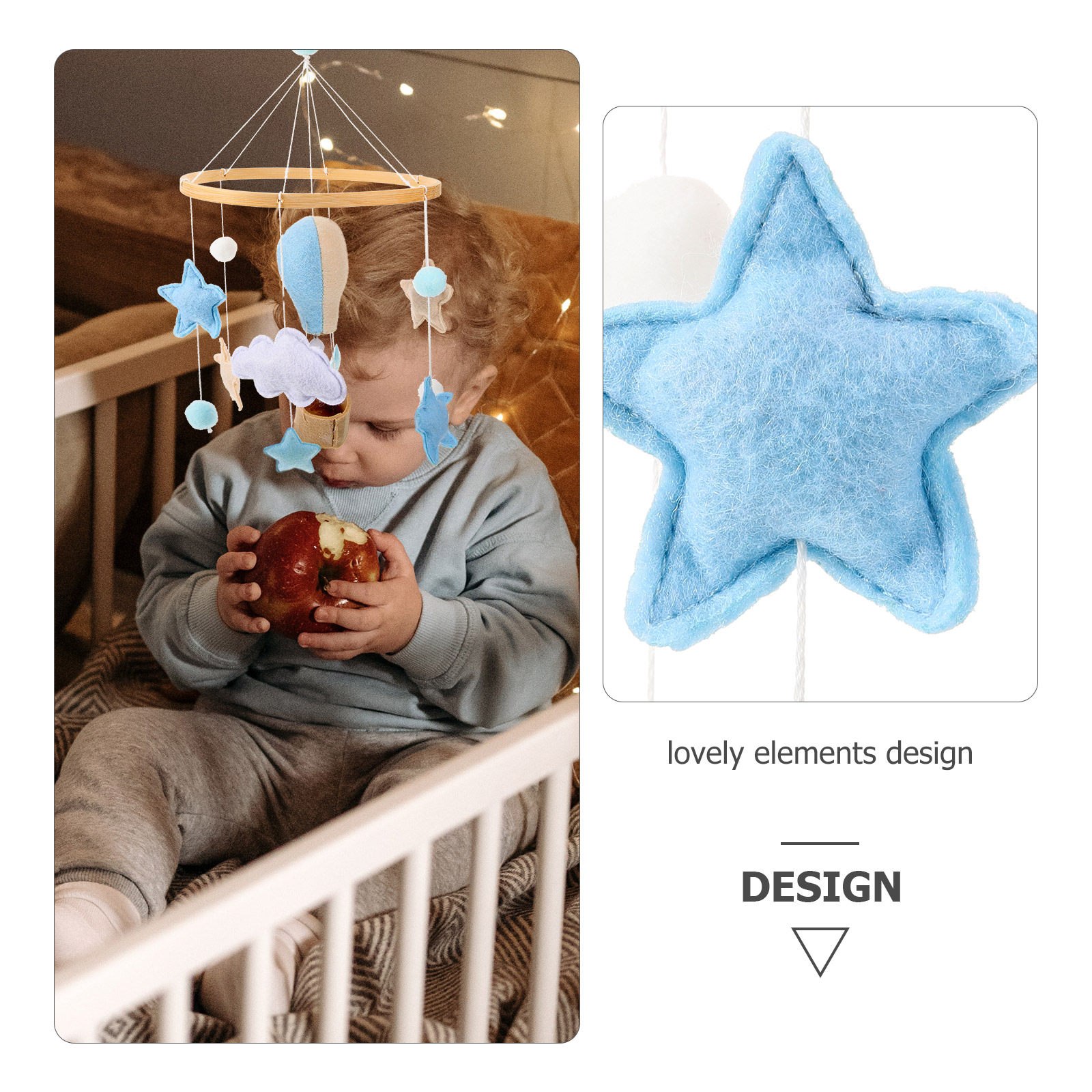 Cute Cloud Theme Crib Mobile f - Baby Nursery Themes Girl のレビューと価格