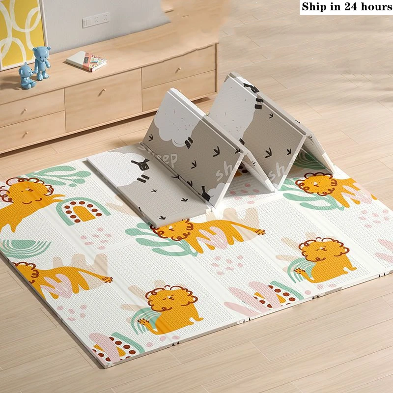 Baby Play Mats Foldable Xpe Pu - Soft Rug Nursery のレビューと価格