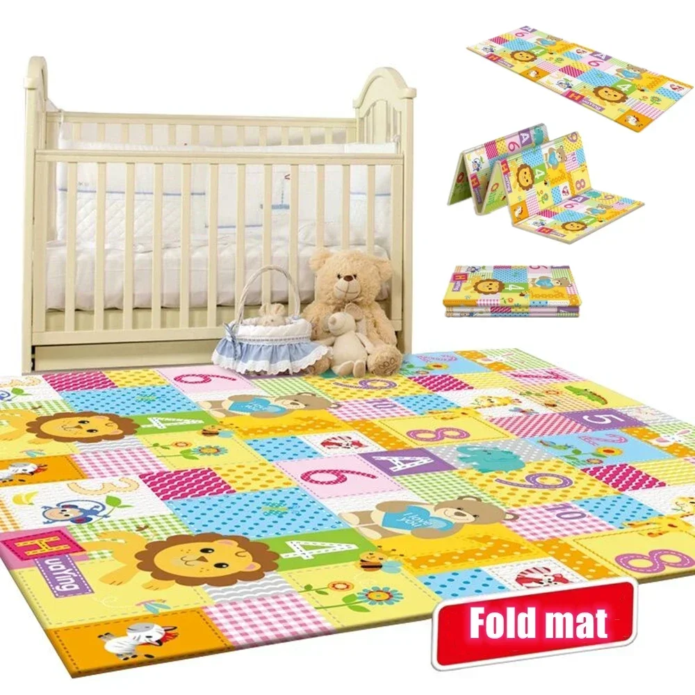 Baby Play Mats Foldable Xpe Pu - Soft Rug Nursery のレビューと価格