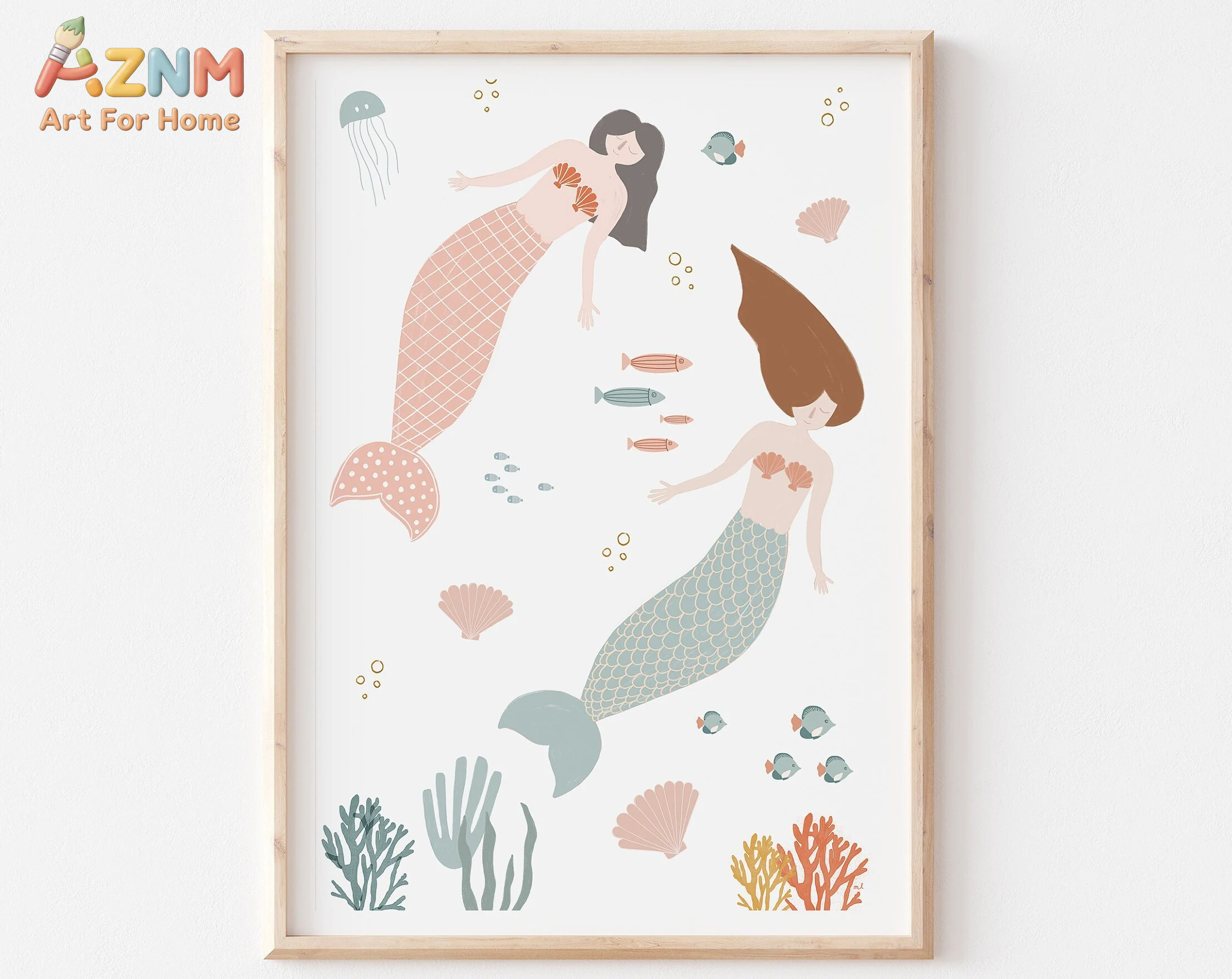 Boho Ocean Themed Pink Sea She - Baby Nursery Themes Girl のレビューと価格