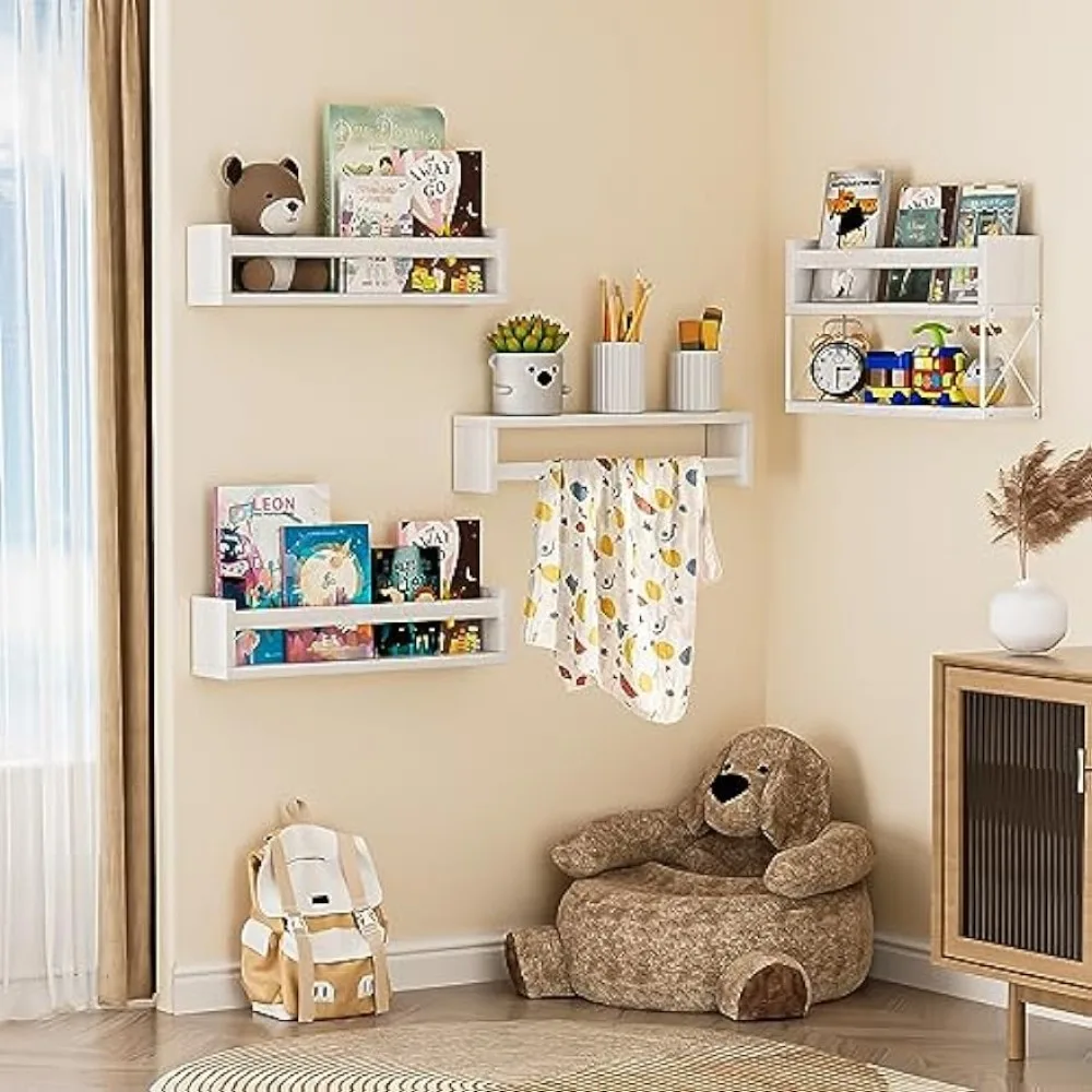 QimCoor Nursery Book Shelves S - Baby Nursery Floating Shelves のレビューと価格