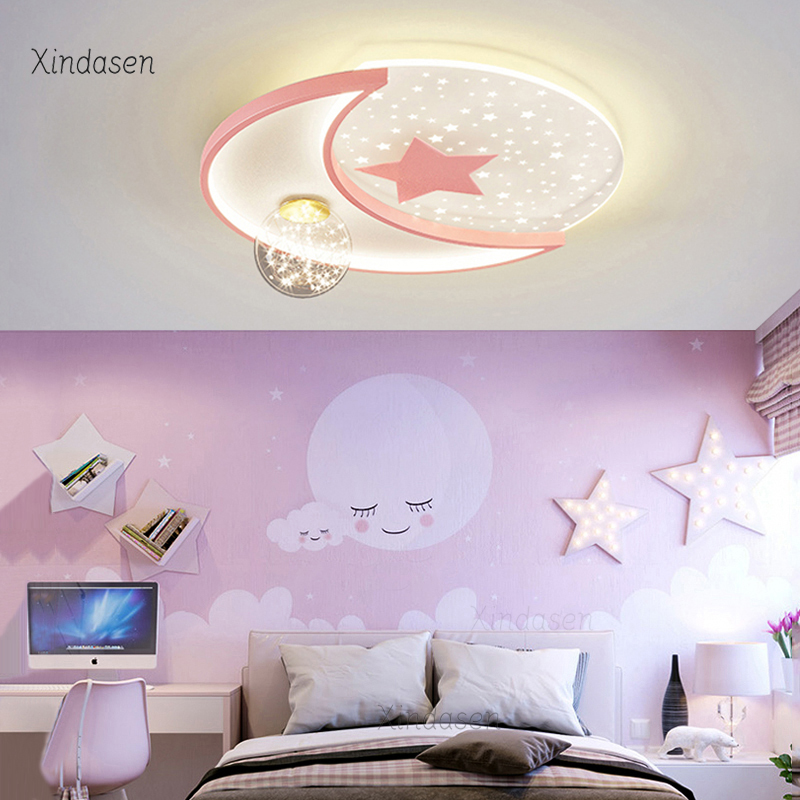 Creative Moon Star Ceiling Lam - Baby Nursery Ceiling Light のレビューと価格