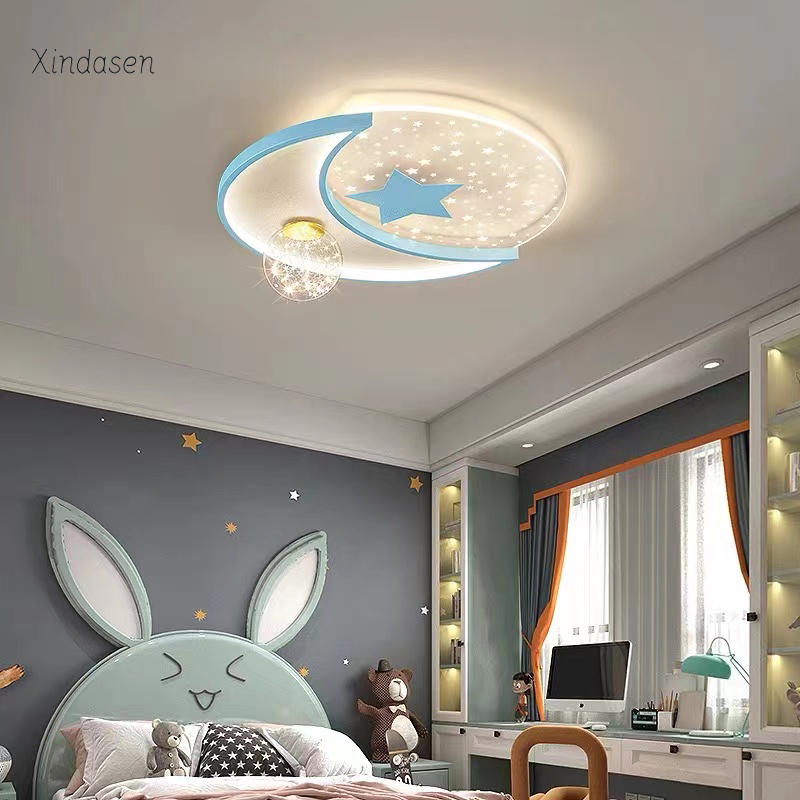 Creative Moon Star Ceiling Lam - Baby Nursery Ceiling Light のレビューと価格