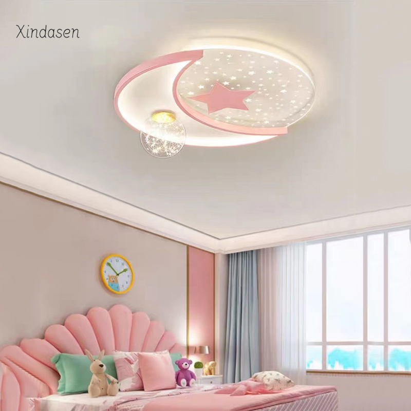 Creative Moon Star Ceiling Lam - Baby Nursery Ceiling Light のレビューと価格