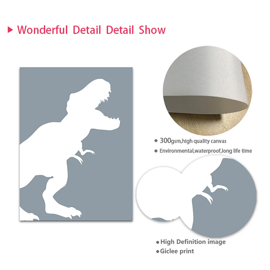 Frameless Jurassic Dinosaur Ty - Baby Nursery Quotes のレビューと価格