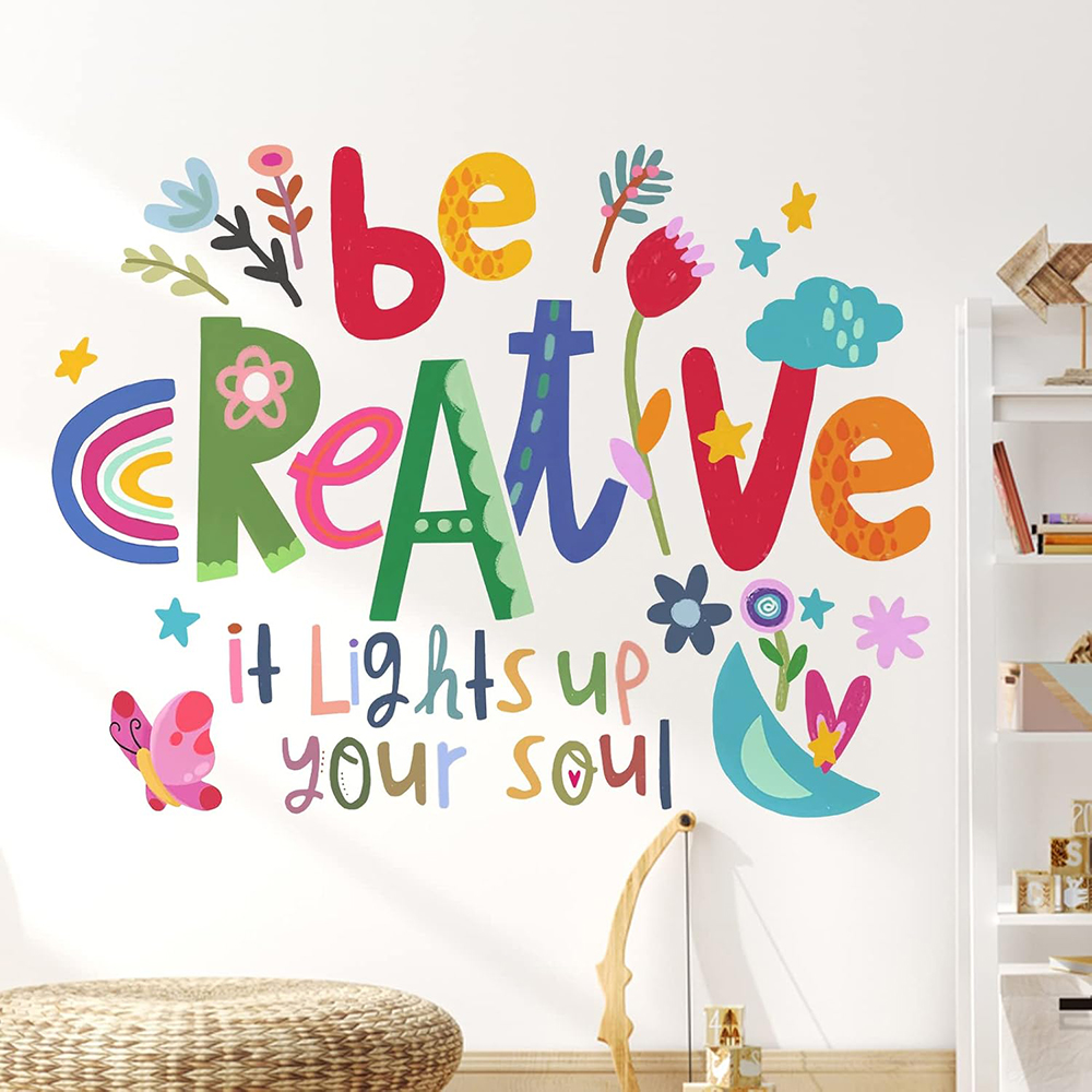 Be Creative Inspirational Quot - Baby Nursery Quotes のレビューと価格