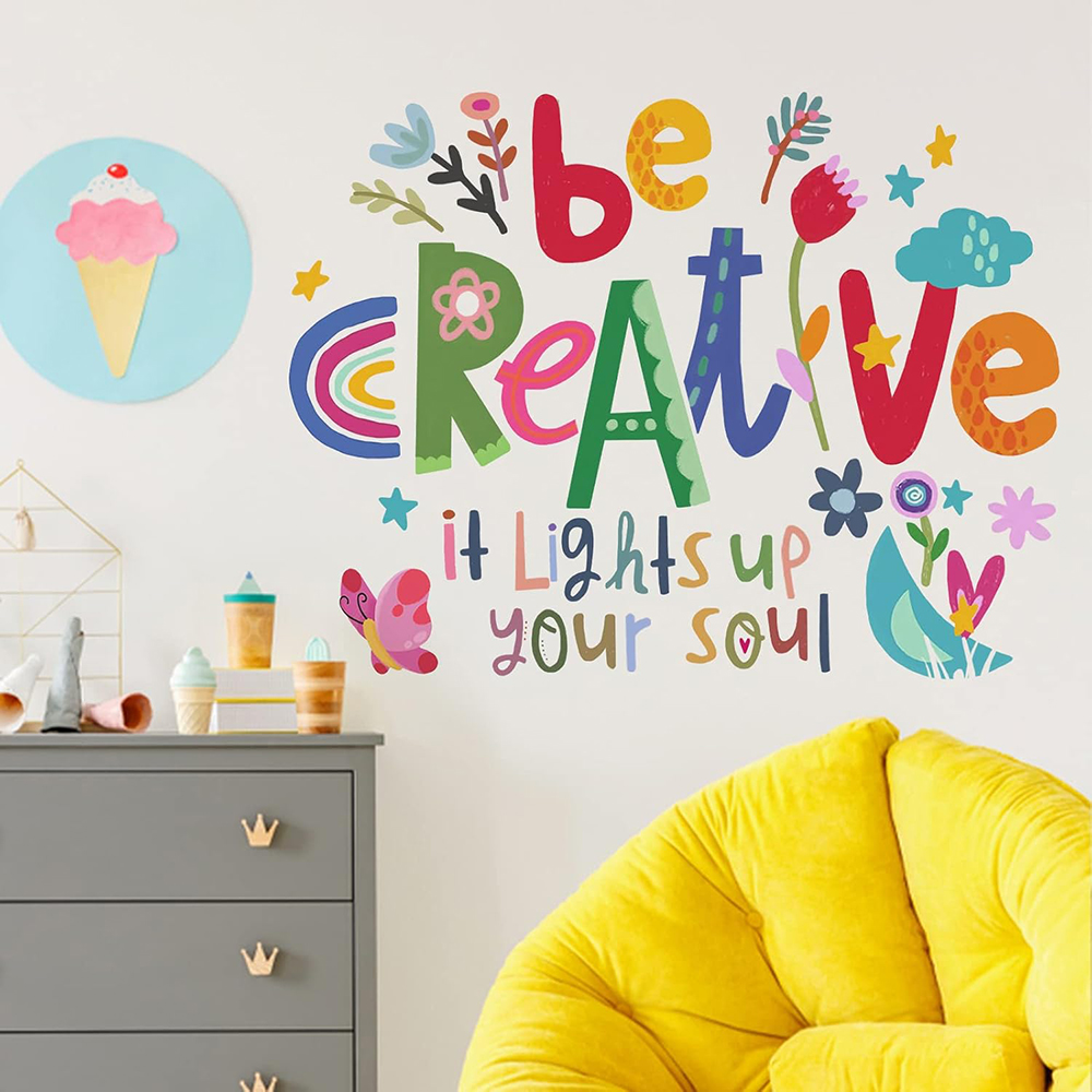 Be Creative Inspirational Quot - Baby Nursery Quotes のレビューと価格
