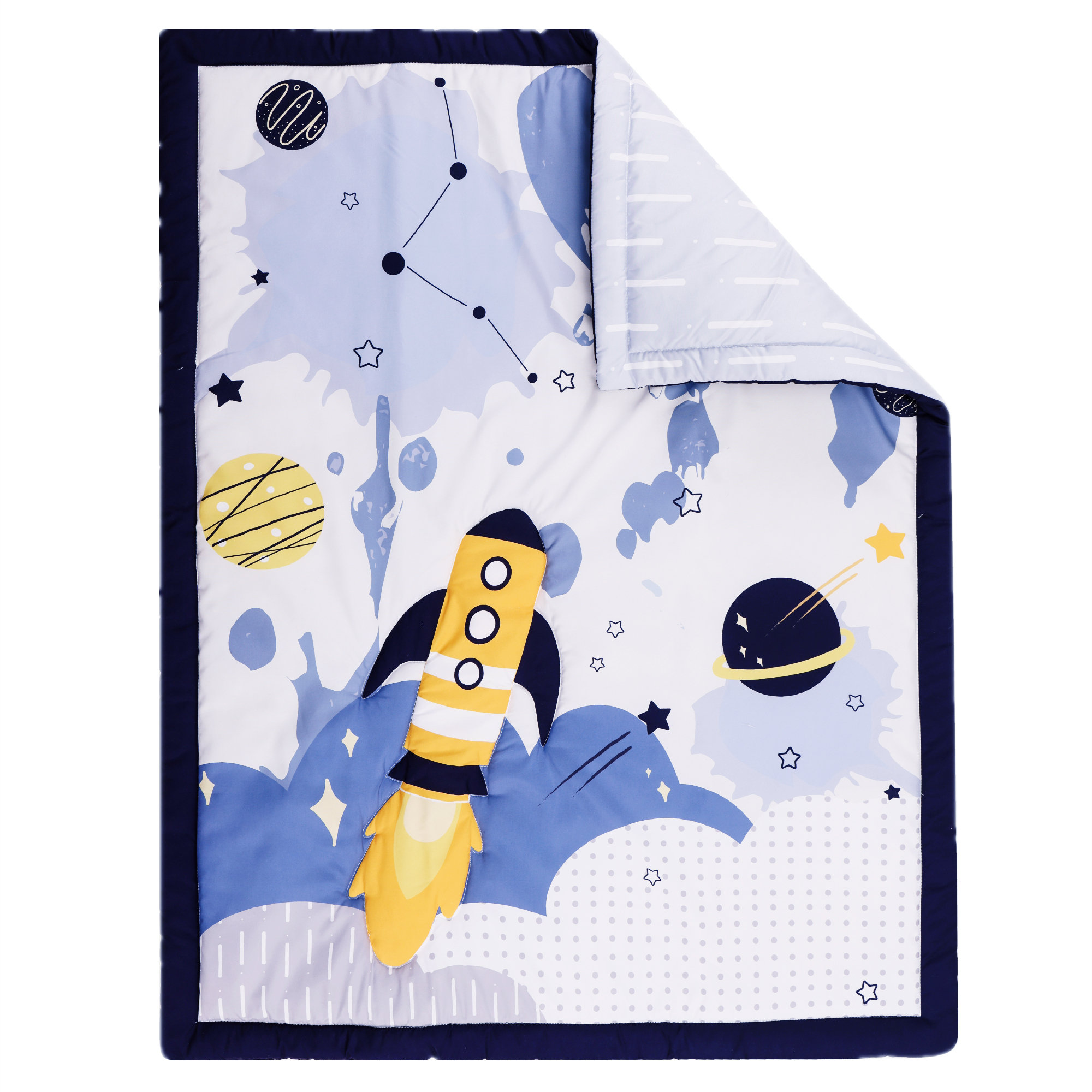 4Pcs Aviation Nursery Crib Bed - Baby Nursery Bedding のレビューと価格