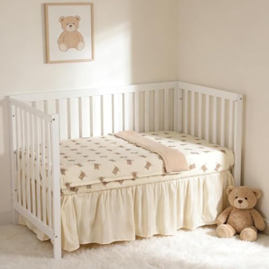 Organic Cotton Muslin Baby Cri - Baby Nursery Bedding のレビューと価格