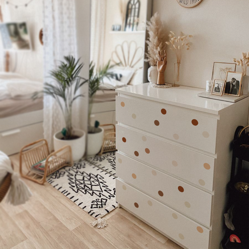 Creative Boho Polka Dot Wall S - Baby Nursery Wallpaper Girl のレビューと価格