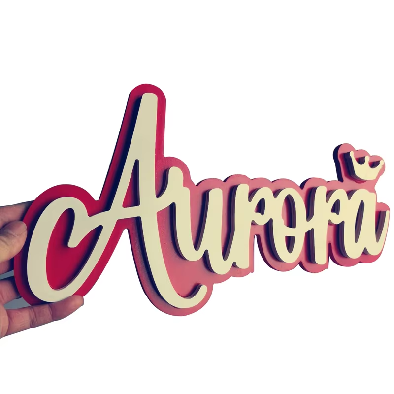 Custom Wooden Name Sign Person - Baby Nursery Name Letters のレビューと価格