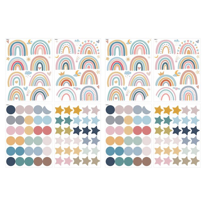 A44Z-Boho Rainbow Wall Decals  - Baby Nursery Wallpaper Girl のレビューと価格