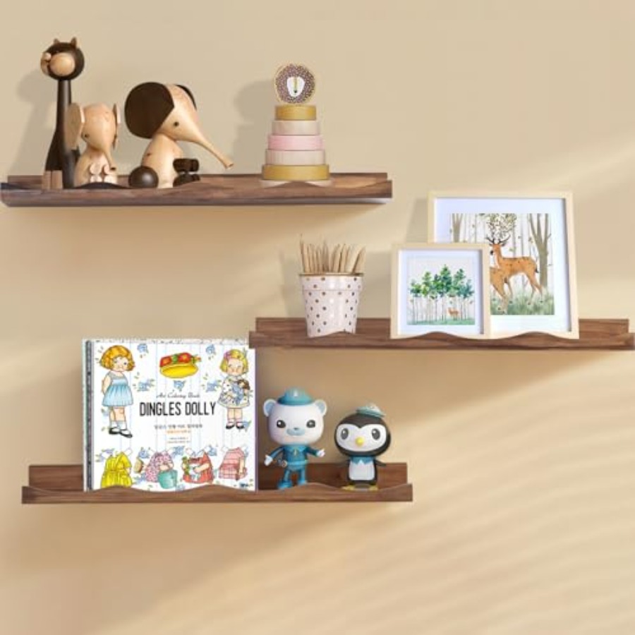 Floating Bookshelf for Floatin - Baby Nursery Floating Shelves のレビューと価格