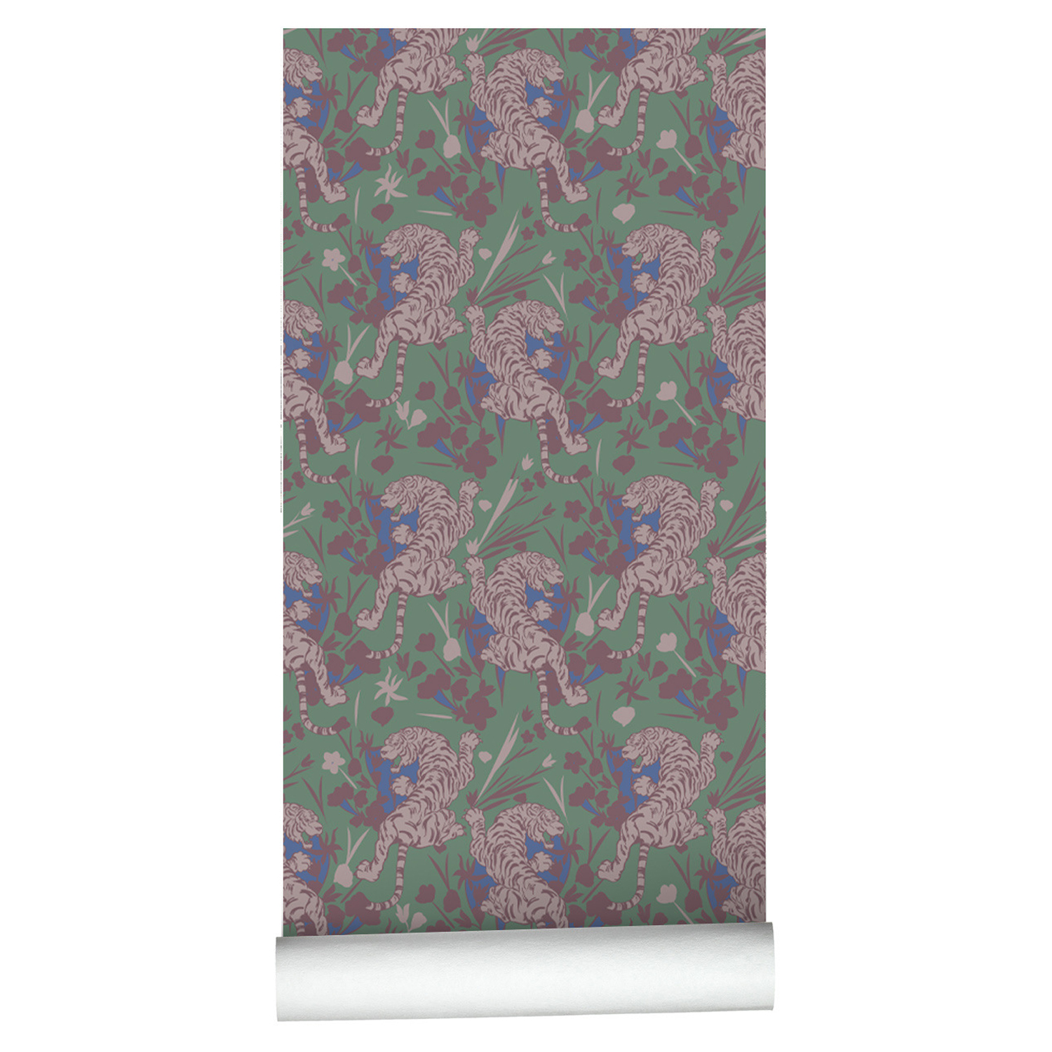 Woodland Tiger Peel and Stick  - Baby Nursery Peel And Stick Wallpaper のレビューと価格