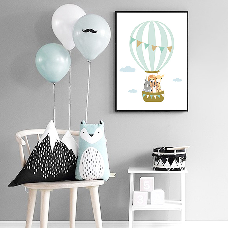 Balloon Moon Nursery Poster Wa - Baby Nursery Quotes のレビューと価格