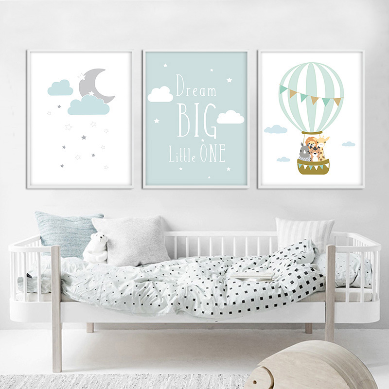 Balloon Moon Nursery Poster Wa - Baby Nursery Quotes のレビューと価格