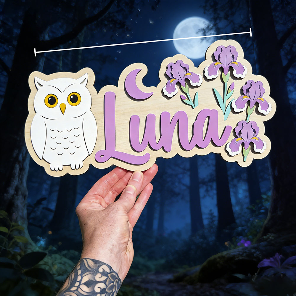 Personalized Cute Night Owl Ir - Baby Nursery Themes Girl のレビューと価格
