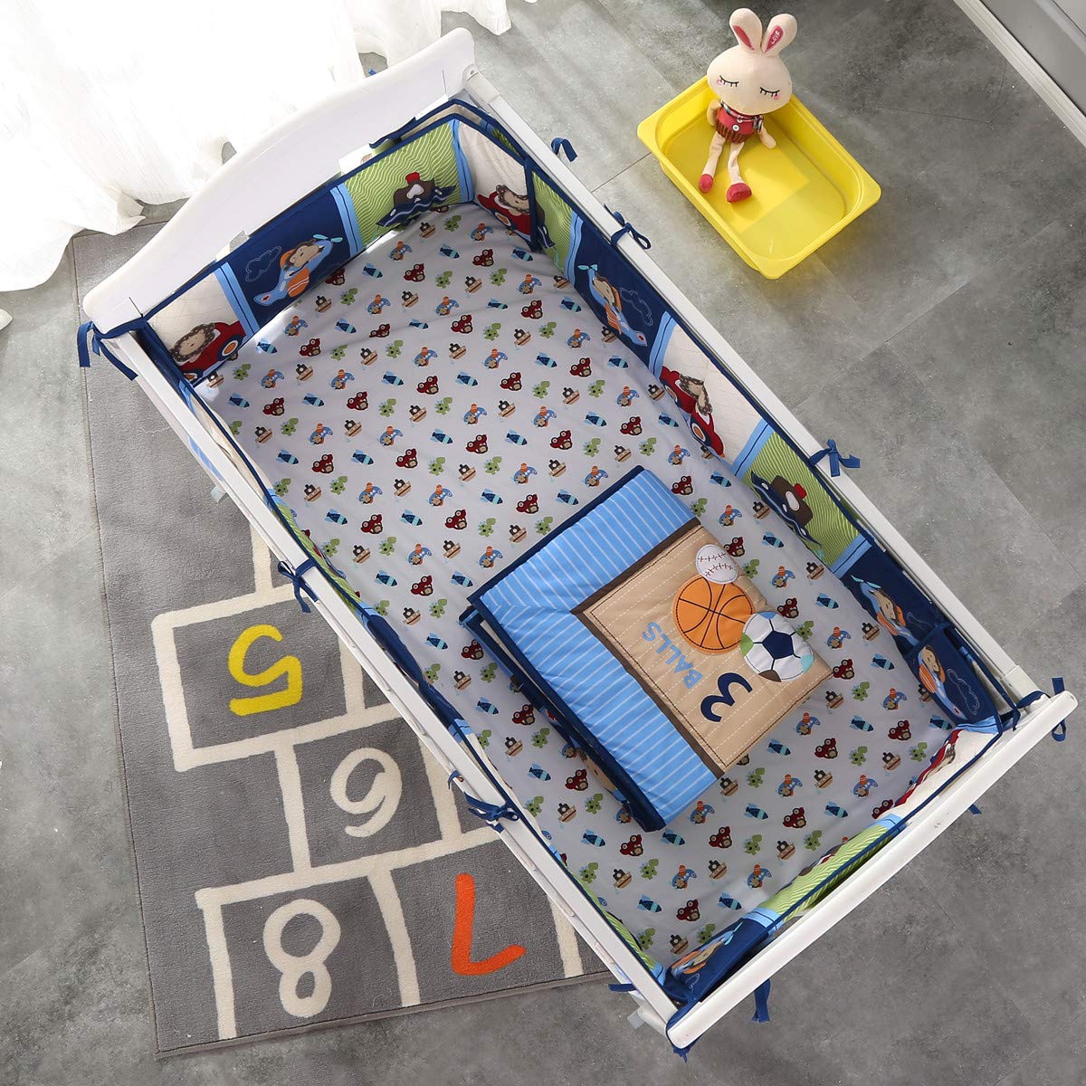 7Piece Crib Bedding Set Infant - Baby Nursery Bedding のレビューと価格