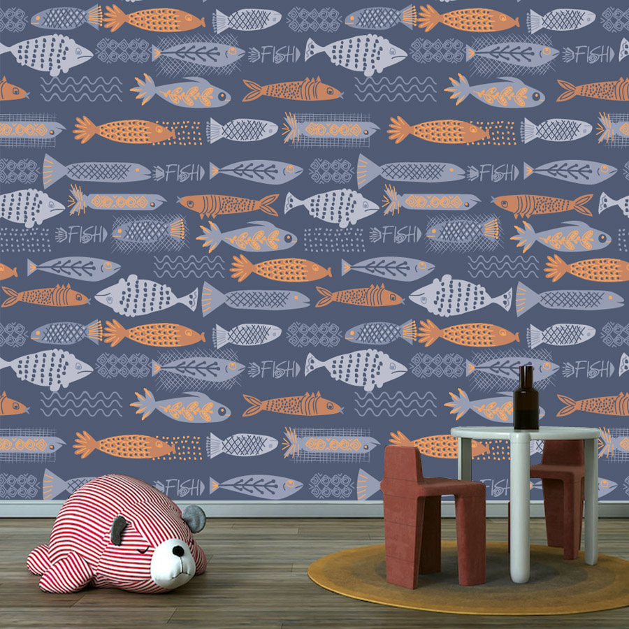10+ Fish Design Waterproof Pee - Baby Nursery Peel And Stick Wallpaper のレビューと価格