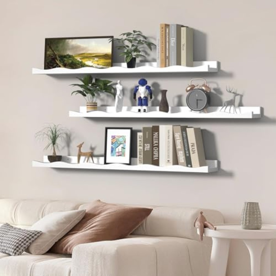 Floating Bookshelf for Floatin - Baby Nursery Floating Shelves のレビューと価格