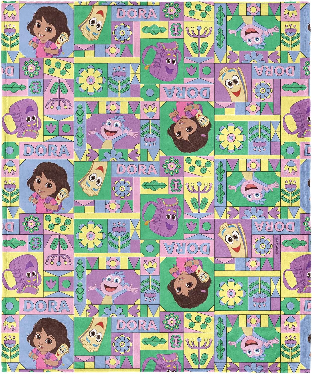 Dora the Explorer Throw Blanke - Baby Nursery Rug のレビューと価格