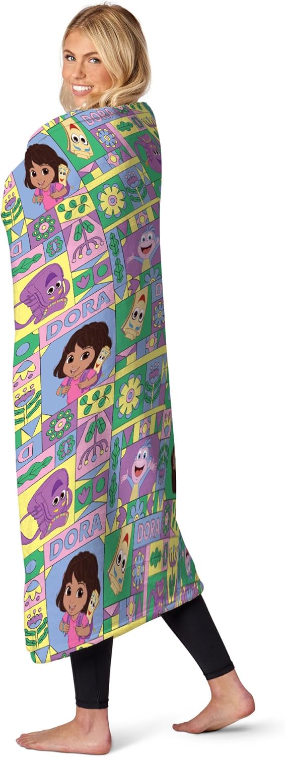 Dora the Explorer Throw Blanke - Baby Nursery Rug のレビューと価格