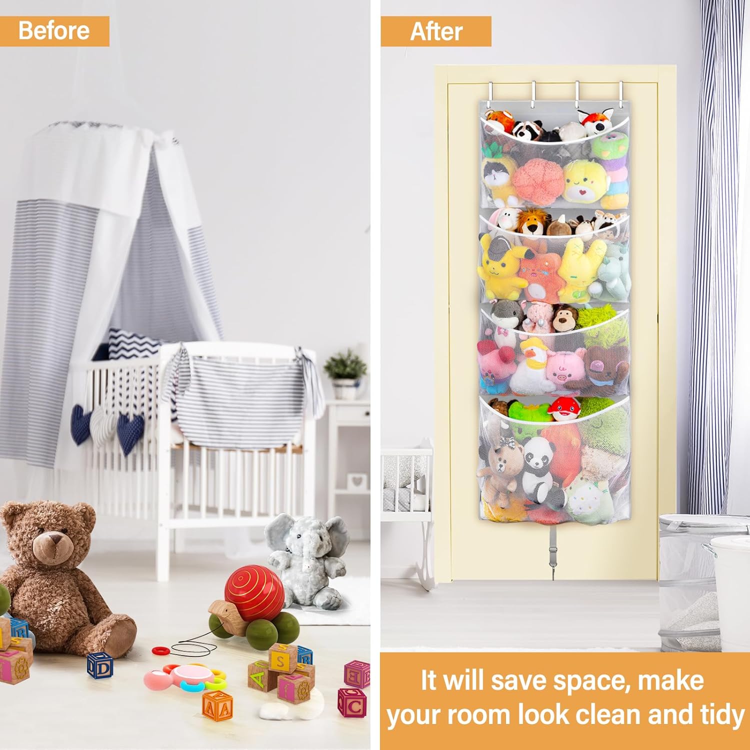 Hanging Stuffed Animal Storage - Baby Nursery Images のレビューと価格