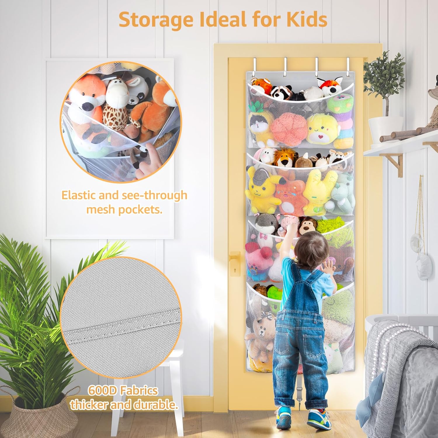 Hanging Stuffed Animal Storage - Baby Nursery Images のレビューと価格