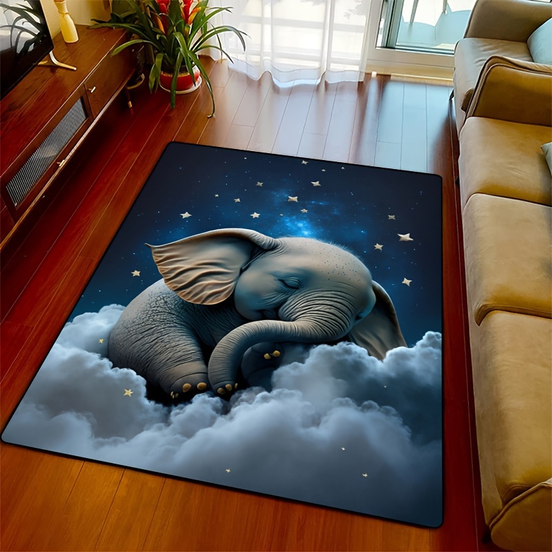 Dreamy Elephant Rug for Nurser - Soft Rug Nursery のレビューと価格