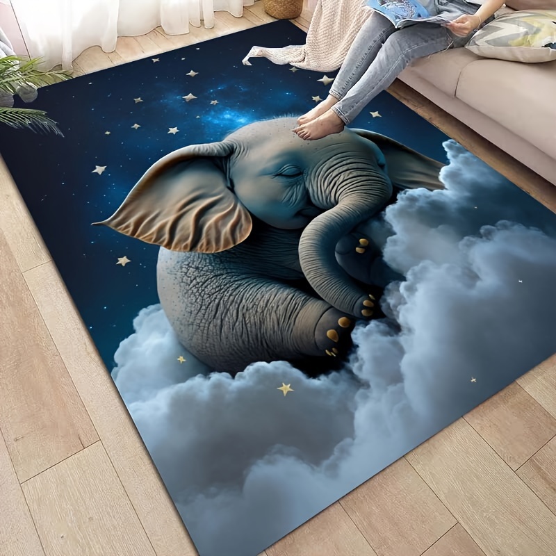 Dreamy Elephant Rug for Nurser - Soft Rug Nursery のレビューと価格