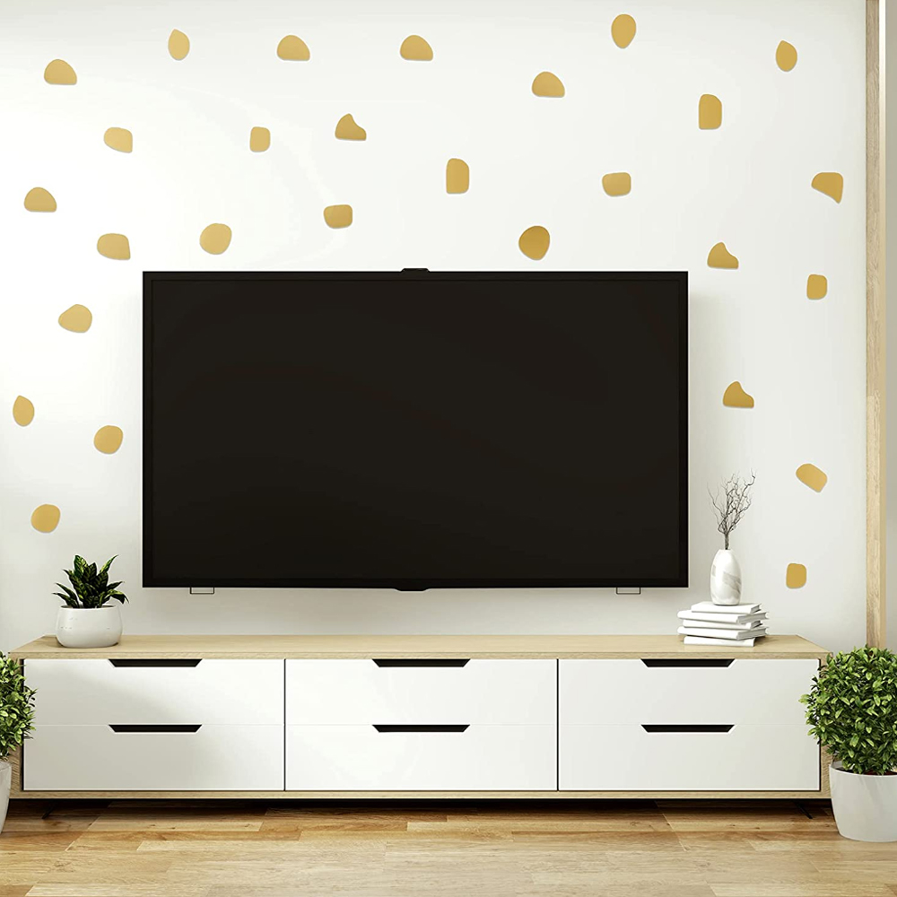 96Pcs/set Cute  Irregular Dots - Baby Nursery Wallpaper Girl のレビューと価格