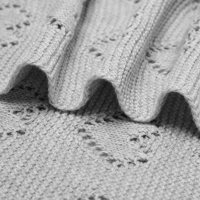 Baby Cotton Blankets Knitted N - Baby Nursery Bedding のレビューと価格