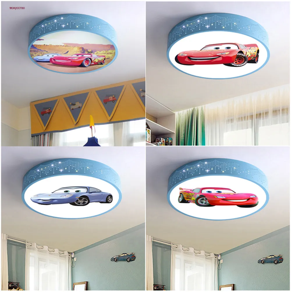 2025 Cartoon Car Round Led Cei - Baby Nursery Ceiling Light のレビューと価格