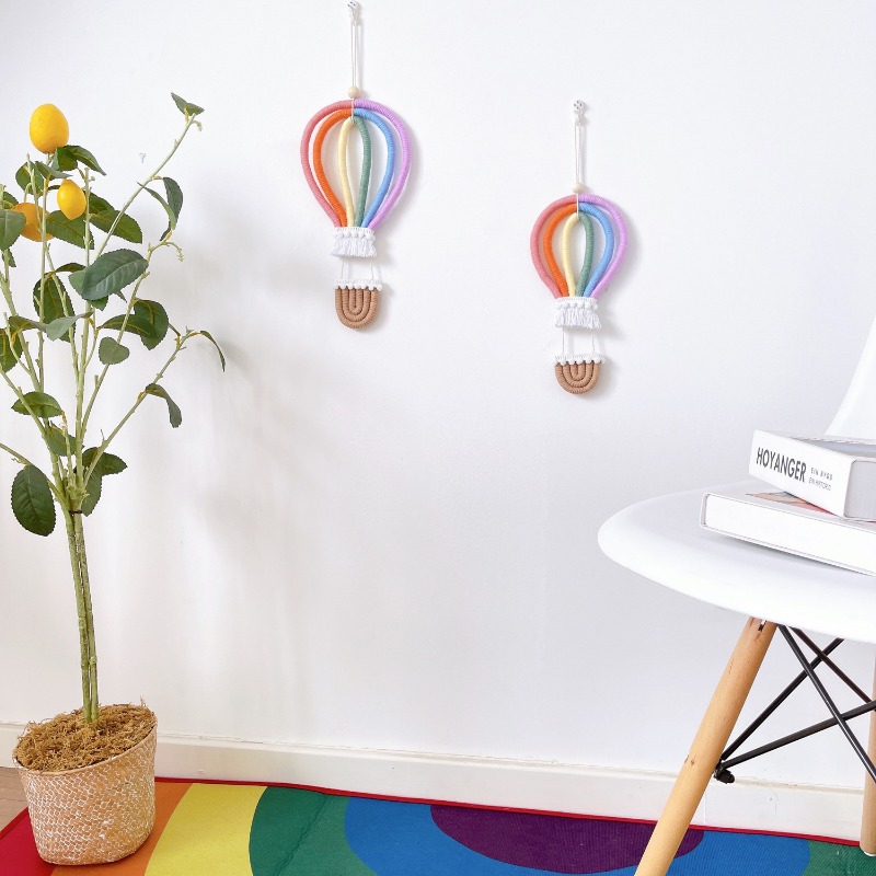Hot Air Balloon Wall Hanging C - Baby Nursery Hot Air Balloon のレビューと価格