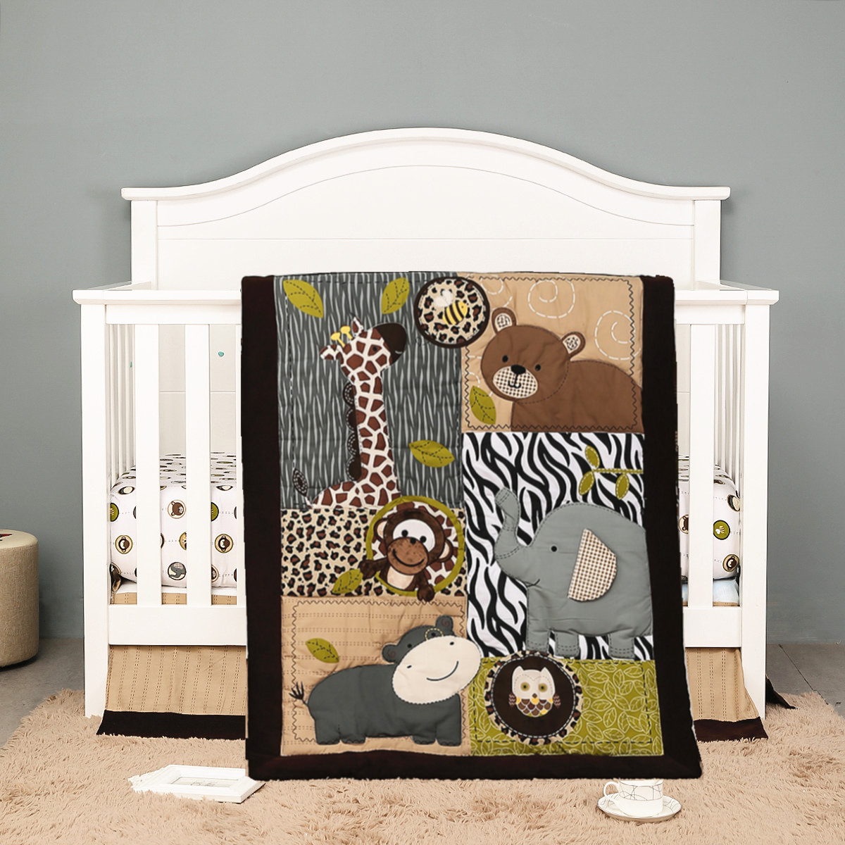 3Pcs Embroidered Newborn Baby  - Baby Nursery Bedding のレビューと価格